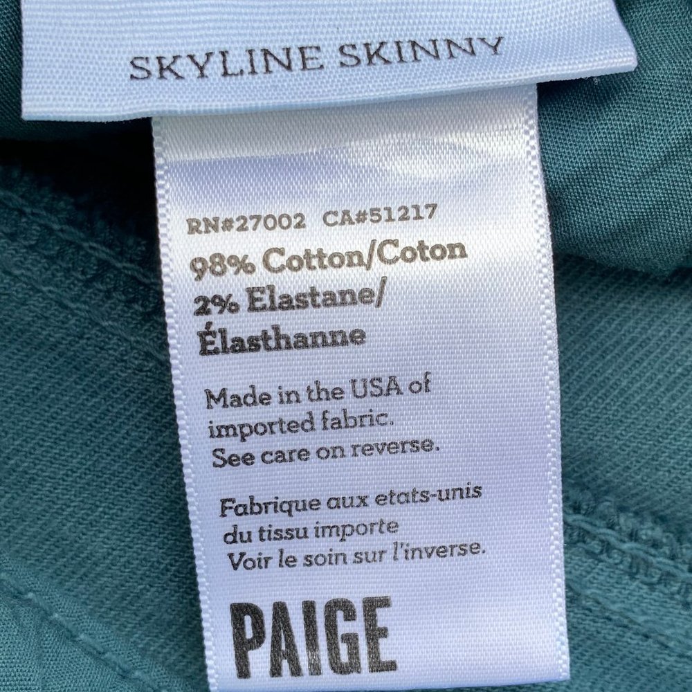 Paige Skyline Low Rise Ankle Skinny Jeans Sz26 - Picture 13 of 14